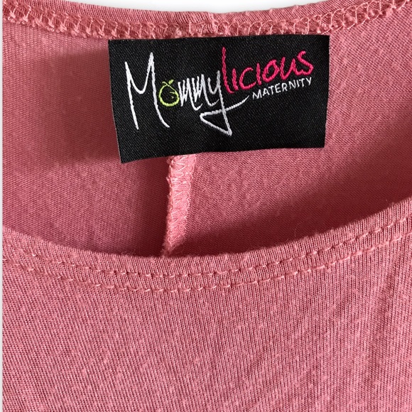 🪴3/$18 Mommylicious Maternity Tunic Tank Tie - Picture 4 of 5
